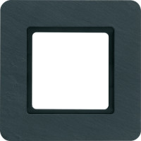 Рамка под LED-модуль 1-постовая, цвет антрацит, матовый, камень, Q.7 Berker 10116130