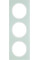 Рамка 3-постова, колір полярна білизна, глянець, скло, R.3 Berker 10132209
