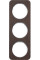 Рамка 3-постова, колір дуб/полярна білизна, глянець, дерево, R.1 Berker 10132359