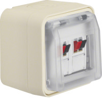 Розетка для громкоговорителя двойная, IP55, белая, W.1 Berker 11963512