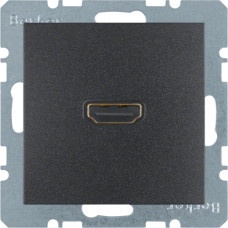HDMI-розетка, колір антрацит, матовий, S.1 Berker 3315421606