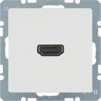 HDMI-розетка, цвет пол.белизна, с эффектом бархата, Q.х Berker 3315426089