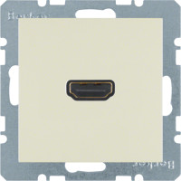 HDMI-розетка, колір слонова кістка, глянець, S.1 Berker 3315428982