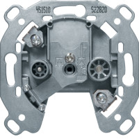 Розетка антенна, 2 отвори, прохідна Berker 451510