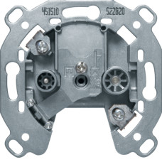 Розетка антенна, 2 отвори, прохідна Berker 451510