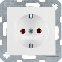 Розетка з з/к, 16А/250В, колір пол.білизна, матовий, S.1 Berker 47431909