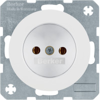 Розетка без з/к, 16А/250В, колір пол.білизна, глянець, R.x Berker 6167032089