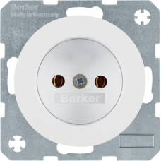 Розетка без з/к, 16А/250В, колір пол.білизна, глянець, R.x Berker 6167032089