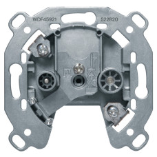 Розетка антенна, 2 отвори, прохідна Berker WDF45921