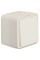 Перемикач IP55, білий, 10АX/250В W.1 Berker WNC001B