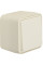 Вимикач кнопковий 1-клавішний IP55, білий, 10АX/250В W.1 Berker WNC020B