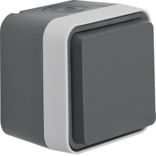 Розетка з з/к IP55, сіра, 16А/250В W.1 Berker WNC140