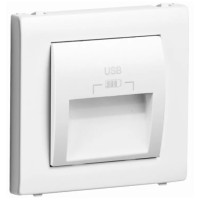 Центральная панель USB, 20град, Белый матовый APOLO 5000 Efapel 50673 TBM
