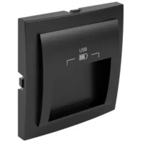 Центральна панель USB, 20град, Чорний матовий APOLO 5000 Efapel 50673 TPM
