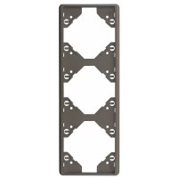 Рамка 3-постовая, Вертикальная, Графит матовый APOLO 5000 Efapel 50932 TGR