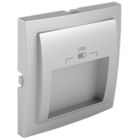 Центральна панель USB, 20град, Алюміній LOGUS 90 Efapel 90673 TAL