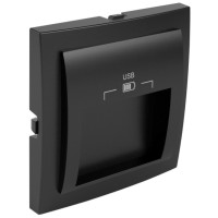 Центральна панель USB, 20град, Чорний LOGUS 90 Efapel 90673 TPM
