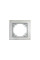 Рамка 1-постова, Сталь / Алюміній, METALLO LOGUS 90 Efapel 90910 TIA