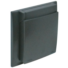 Рамка 1-постова IP44 вологозахищена, Графіт, AQUARELLA LOGUS 90 Efapel 90961 TIS