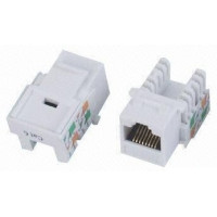 Разъем компьютерный неэкранированный RJ-45 UTP, кат.6, Hager 11014620