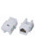Роз'єм комп'ютерний неекранований RJ-45 UTP, кат.6, Hager 11014620