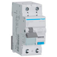 Диференційний автоматичний вимикач QC 1P+N 6kA B-40A 30mA A, Hager ADS940D