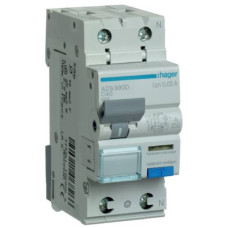 Диференційний автоматичний вимикач QC 1P+N 6kA C-40A 30mA A, Hager ADS990D