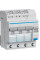 Диференційний автоматичний вимикач 3x(1P+N) 6kA C-13A 30mA тип-А QuickConnect, Hager ADZ363D