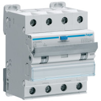 Дифференциальный автоматический выключатель 4P 6kA C-40A 300mA A, Hager AFM490C