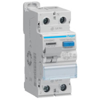 Устройство защитного отключения УЗО 2P, 10kA, 100A, 300mA, A-Hi, Hager CFH584C