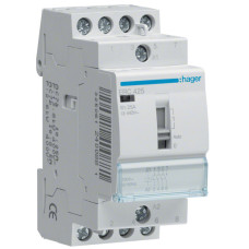 Контактор з ручним керуванням 25A, 4НВ, 230В, 2м Hager ERC425