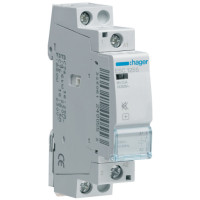 Контактор безшумний 25A, 1НВ, 230В, 1м Hager ESC125S