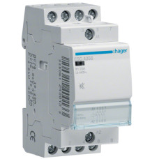 Контактор безшумний 25A, 4НВ, 230В, 2м Hager ESC425S