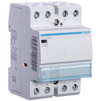Контактор 40A, 4НВ, 230В, 3м Hager ESC440