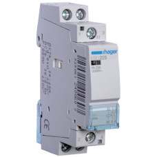 Контактор 25A, 2НВ, 24В, 1м Hager ESD225