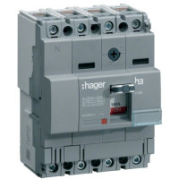 Автоматический выключатель x160, In=32А, 4п, 18kA, Тфикс./Мфикс. Hager HDA033L