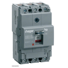 Автоматический выключатель x160, In=25А, 3п, 25kA, Трег./Мфикс. Hager HHA025H