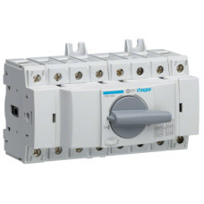 Перемикач трьохпозиційний I-0-II 400/690В, 80А, 4п, 8м Hager HIM408