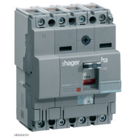 Автоматичний вимикач x160, In=40А, 4п, 40kA, Трег./Мфікс. Hager HNA041H