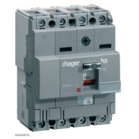 Автоматический выключатель x160, In=80А, 4п, 40kA, Трег./Мфикс. Hager HNA081H