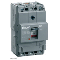 Автоматический выключатель x160, In=125А, 3п, 40kA, Трег./Мфикс. Hager HNA125H