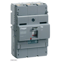 Автоматический выключатель x250, In=160А, 3п, 40kA, Трег./Мрег. Hager HNB160H