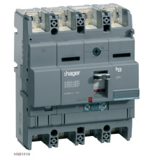 Автоматичний вимикач x250, In=160А, 4п, 40kA, Трег./Мрег. Hager HNB161H