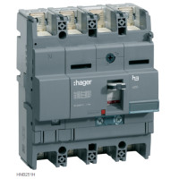 Автоматический выключатель x250, In=250А, 4п, 40kA, Трег./Мрег. Hager HNB251H