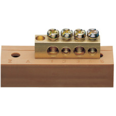 Клема фазна з тримачем 2x16+2x10мм2 Hager KM04L