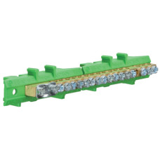 Клема захисна з тримачем 1х25+8x16+8x10мм2 Hager KM17E