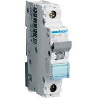 Автоматичний вимикач In=6 А, 1п, C, 10 kA, 1м Hager NBN106