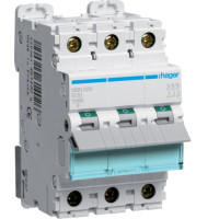 Автоматичний вимикач In=20 А, 3п, B, 10 kA, 3м Hager NBN320