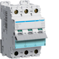 Автоматический выключатель In=40 А, 3п, B, 10 kA, 3м Hager NBN340