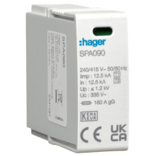 Вставний модуль 1P T1+T2 L-N для SPA9xxx, Hager SPA090